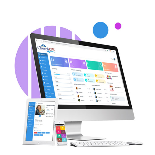 Church member directory software to easily manage members database including member info, member's family info, professional info, address, birth days, wedding anniversaies and contact points like Email & phone numbers.